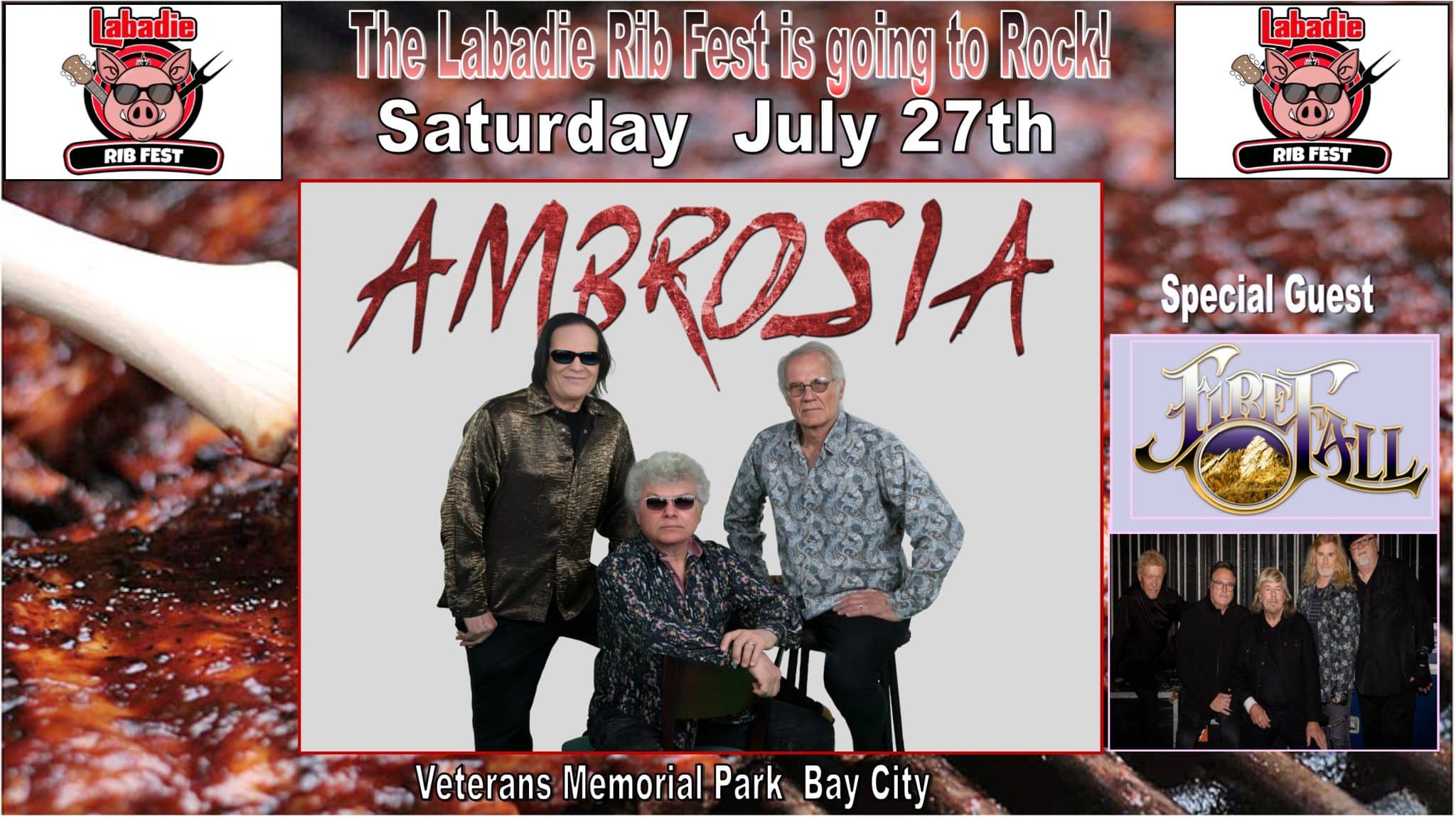 AMBROSIA wsg Firefall at the Labadie Rib Fest evertix.io