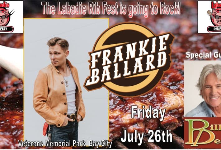 FRANKIE BALLARD wsg Billy Dean at The Labadie Rib Fest